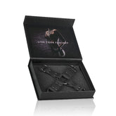 Easy Toys Fetish Collection BDSM Play Hogtie Black Cuffs And Restraints